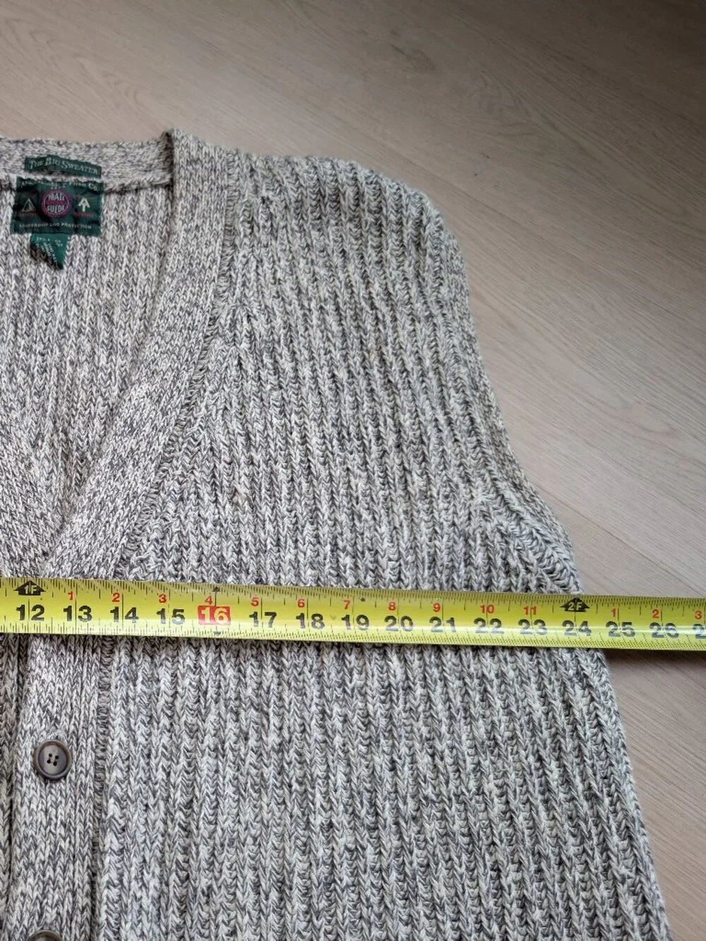 Abercrombie & Fitch Mens XL Vest The Big Sweater Adirondack Trail Guide VTG